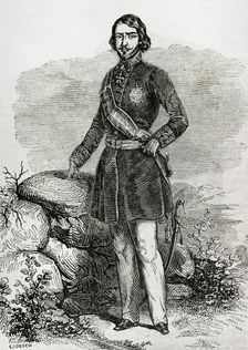 Carlos Luis of Bourbon and Braganza, (1818-1861), Count of Montemolin, 1853. Creators: Eusebio Zarza, Coderch