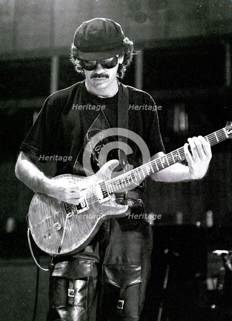 Carlos Santana, Royal Festival Hall, London, 1988. Artist: Brian O'Connor