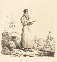 Carle Vernet, Full-Length, 1818. Creator: Emile Jean-Horace Vernet