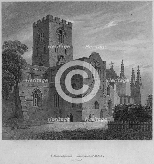 'Carlisle Cathedral, Cumberland.', 1814. Artist: John Greig.