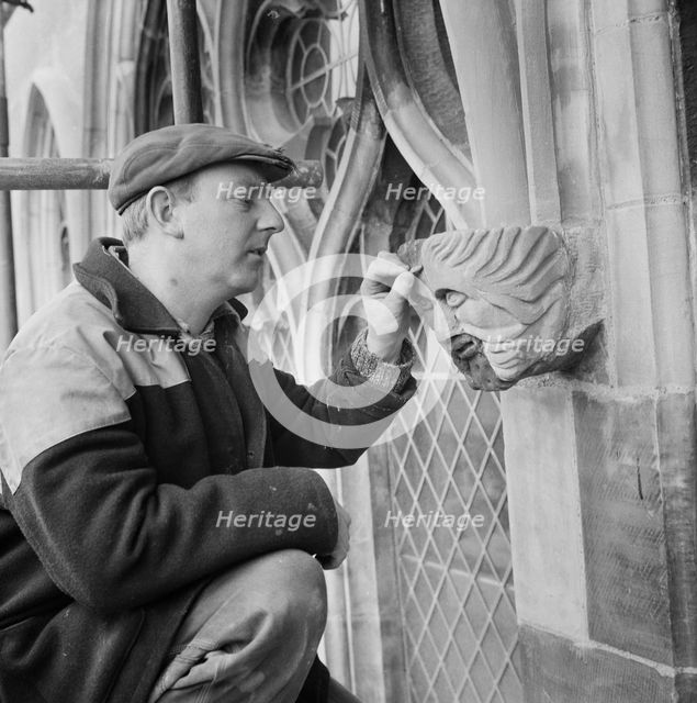 Carlisle Cathedral, Carlisle, Cumbria, 07/03/1967. Creator: John Laing plc.