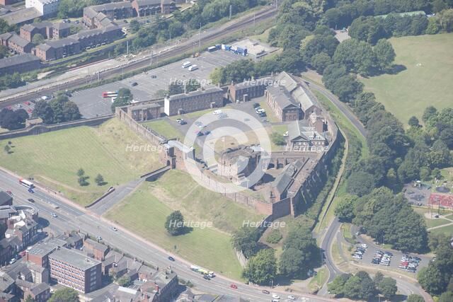 Carlisle Castle, medieval tower keep castle, Cumbria, 2014. Creator: Historic England Staff Photographer.