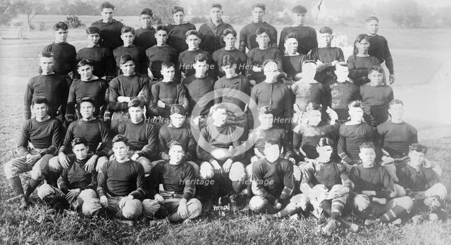 Carlisle football team, between c1910 and c1915. Creator: Bain News Service.