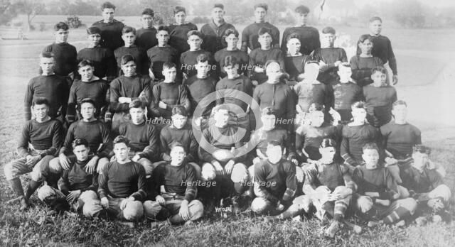 Carlisle football team, between c1910 and c1915. Creator: Bain News Service.