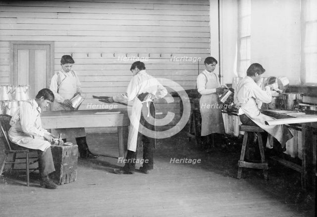 Carlisle School - Tin Shop, between c1910 and c1915. Creator: Bain News Service.
