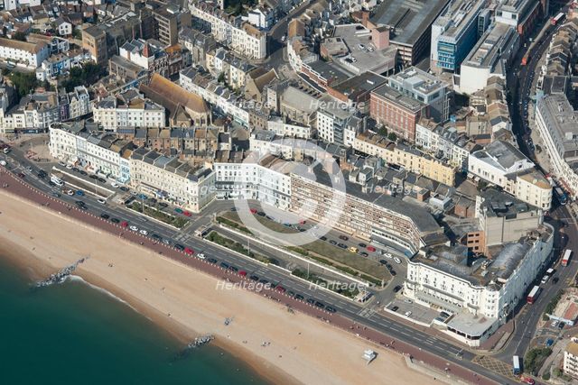 Carlisle Parade and Robertson Terrace, Hastings, East Sussex, 2020. Creator: Damian Grady.