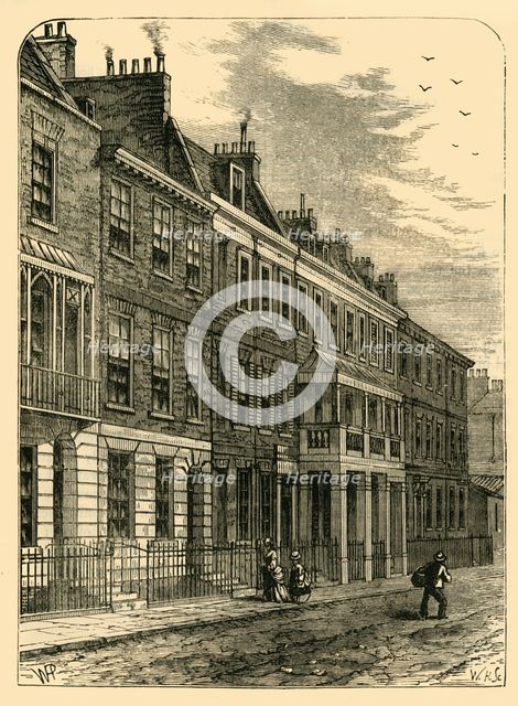'Carlyle's House, Great Cheyne Row', c1876. Creator: Unknown.