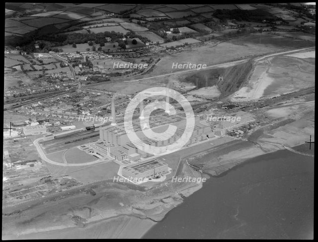 Carmarthen Bay Power Station, 1901. Creator: Terence Soames.