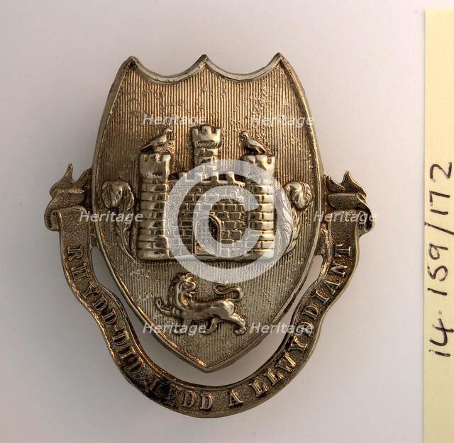 Carmarthen Borough Police badge, c1830-1947. Creator: Unknown.