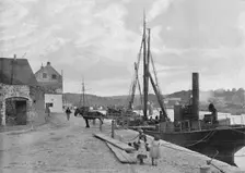 Carmarthen Quay c1896. Artist: Hudson