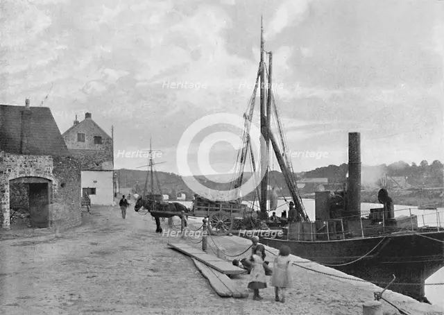 'Carmarthen Quay', c1896. Artist: Hudson.