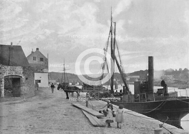 'Carmarthen Quay', c1896. Artist: Hudson.