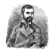 Carmel Navarro Llombart (1848-1893), called Constanti Llombart Radical Valencian writer. Drawi…