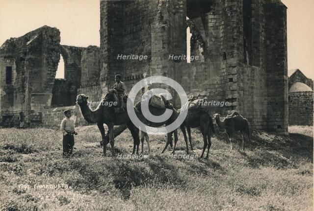 Carmelite and Armenian churches at Martinengo Bastion, Famagusta, Northern Cyprus, 1936 Artist: Unknown