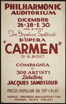 Carmen, [193-]. Creator: Unknown