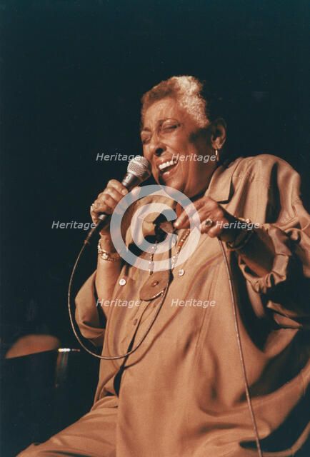 Carmen McRae, North Sea Jazz Festival, The Hague, Netherlands, 1990. Creator: Brian Foskett.