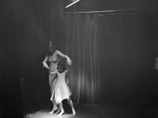 Carmen, Miss, with unidentified child dancer, 1917 Creator: Arnold Genthe