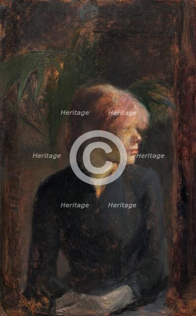 Carmen Gaudin, 1885. Creator: Henri de Toulouse-Lautrec.