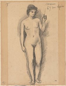 Carmen, last half 1800s. Creator: Pierre Puvis de Chavannes (French, 1824-1898)