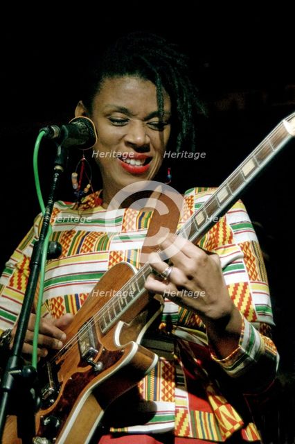 Carmen Souza, Carmen Souza's Silver Messengers, Verdict Jazz Club, Brighton East Sussex, 2019. Creator: Brian O'Connor.
