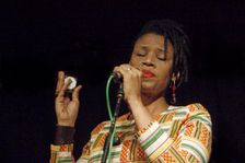 Carmen Souza, Carmen Souza's Silver Messengers, Verdict Jazz Club, Brighton East Sussex, 2019. Creator: Brian O'Connor