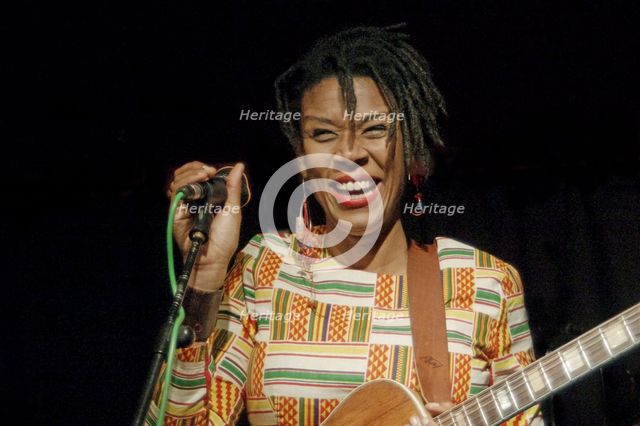 Carmen Souza, Carmen Souza's Silver Messengers, Verdict Jazz Club, Brighton East Sussex, 2019. Creator: Brian O'Connor.