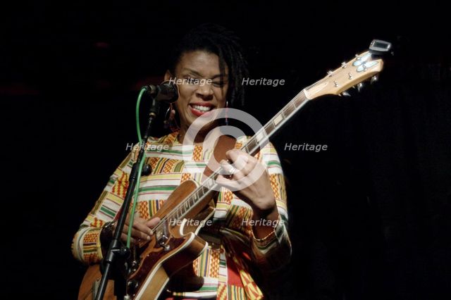 Carmen Souza, Carmen Souza's Silver Messengers, Verdict Jazz Club, Brighton East Sussex, 2019. Creator: Brian O'Connor.