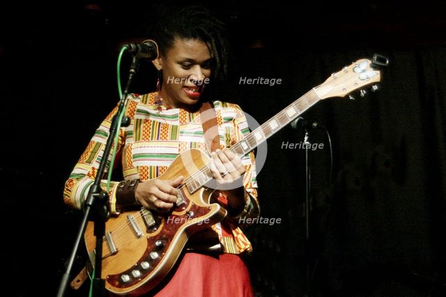 Carmen Souza, Carmen Souza's Silver Messengers, Verdict Jazz Club, Brighton East Sussex, 2019. Creator: Brian O'Connor.