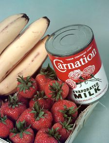 Carnation Evaporated Milk, c1955. Creator: Arthur Charles Kirby Ware