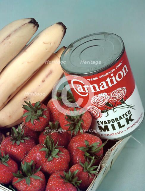 Carnation Evaporated Milk, c1955.  Creator: Arthur Charles Kirby Ware.