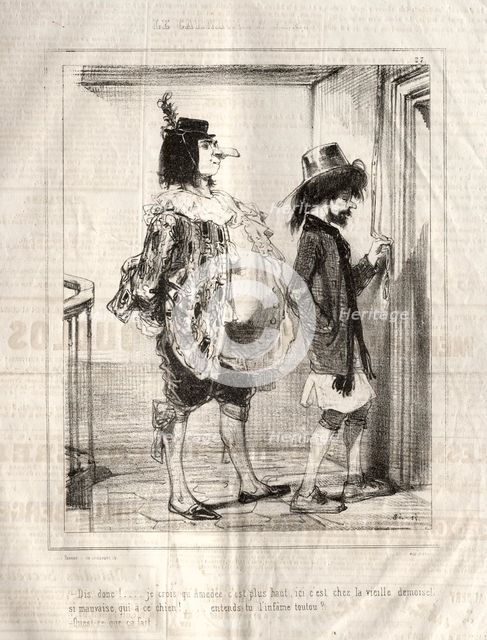 Carnaval, 1841-1843. Creator: Paul Gavarni (French, 1804-1866).