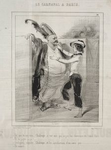 Carnaval, 1841-1843. Creator: Paul Gavarni (French, 1804-1866)