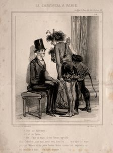 Carnaval, 1841. Creator: Paul Gavarni (French, 1804-1866)