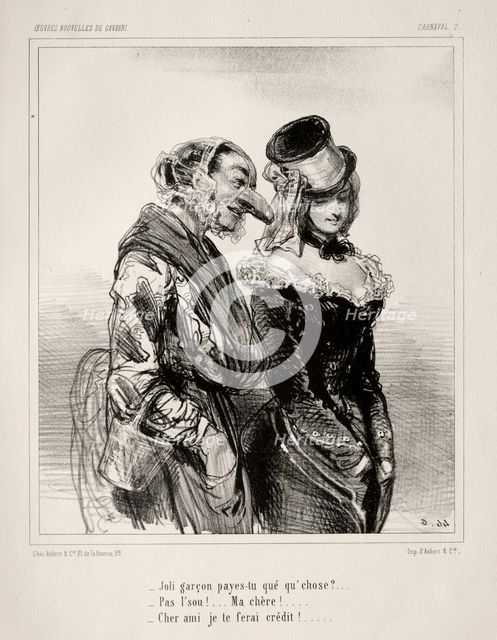 Carnaval. Creator: Paul Gavarni (French, 1804-1866).