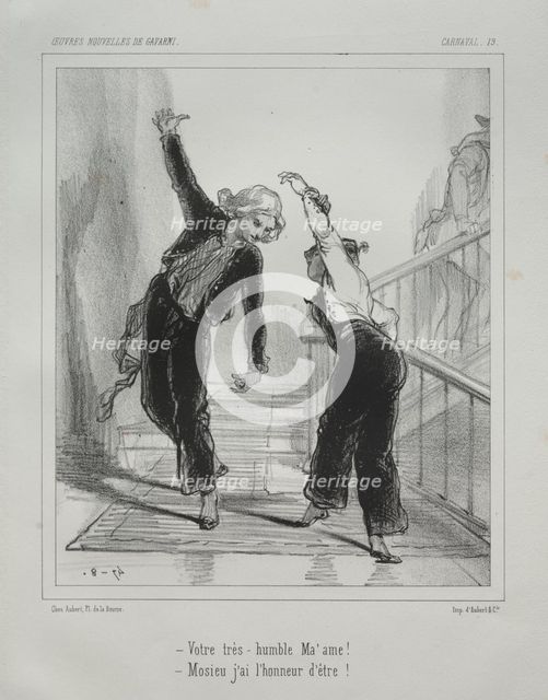 Carnaval. Creator: Paul Gavarni (French, 1804-1866).