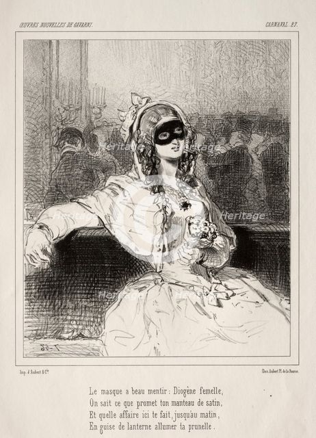 Carnaval. Creator: Paul Gavarni (French, 1804-1866).