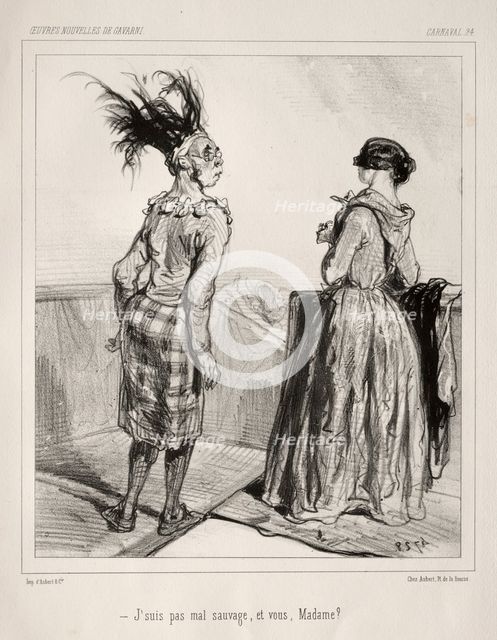 Carnaval. Creator: Paul Gavarni (French, 1804-1866).