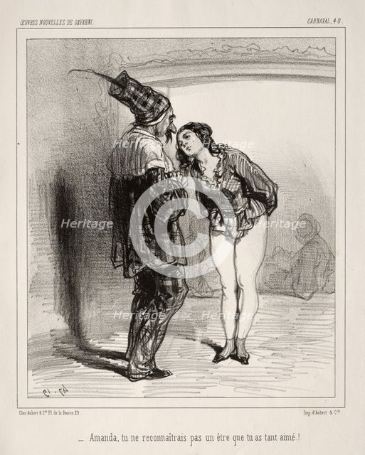 Carnaval. Creator: Paul Gavarni (French, 1804-1866).