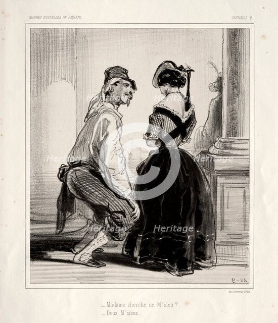 Carnaval. Creator: Paul Gavarni (French, 1804-1866).