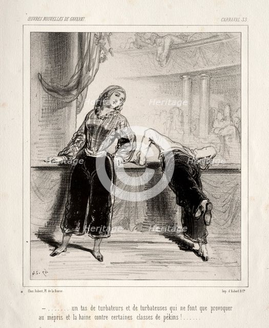 Carnaval. Creator: Paul Gavarni (French, 1804-1866).