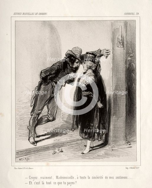 Carnaval. Creator: Paul Gavarni (French, 1804-1866).
