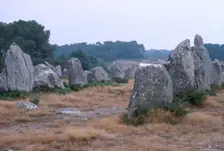 Carnac Alignments, Brittany, France, c20th century. Artist: CM Dixon