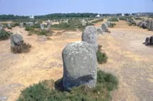 Carnac, Brittany Alignments at Menez, c20th century. Artist: CM Dixon