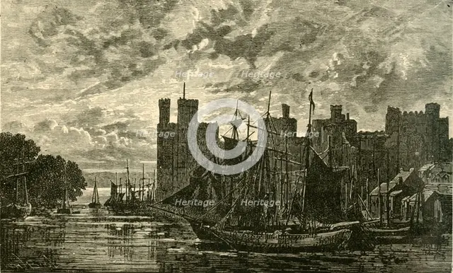 'Carnarvon Castle', 1898. Creator: Unknown.
