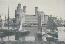 Carnarvon Castle 1910. Artist: Photochrom Co Ltd of London