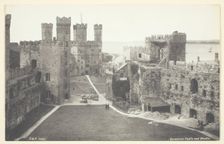 Carnarvon Castle and Straights, 1860/94. Creator: Francis Bedford