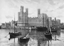 Carnarvon Castle c1896. Artist: I Slater