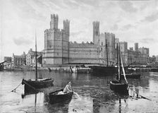 Carnarvon Castle c1896. Artist: I Slater