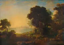 Carnarvon Castle c1815-1819, (1935). Artist: Anthony Vandyke Copley Fielding