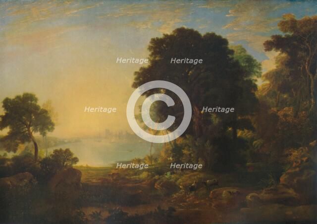 'Carnarvon Castle', c1815-1819, (1935). Artist: Anthony Vandyke Copley Fielding.